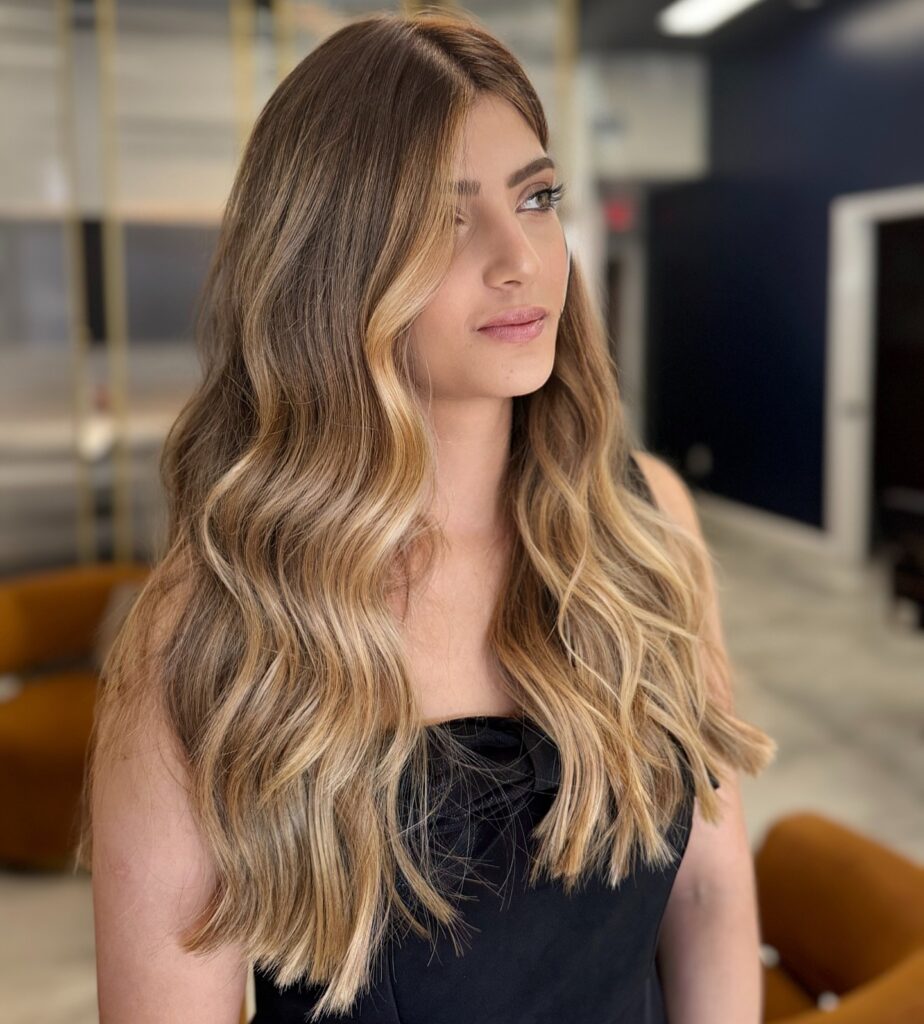 Balayage Goldenblonde
