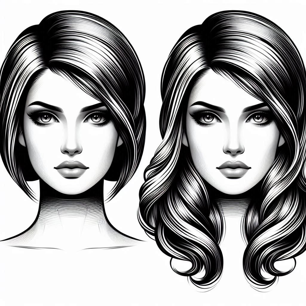 diamond face shape hairstyle