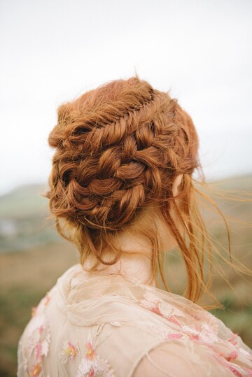Pinned beach waves drying method