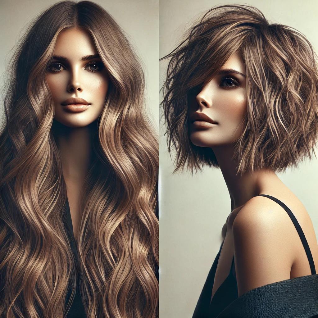 layered haircut comparison