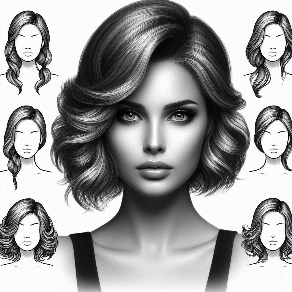 professional haircut for women per face shape