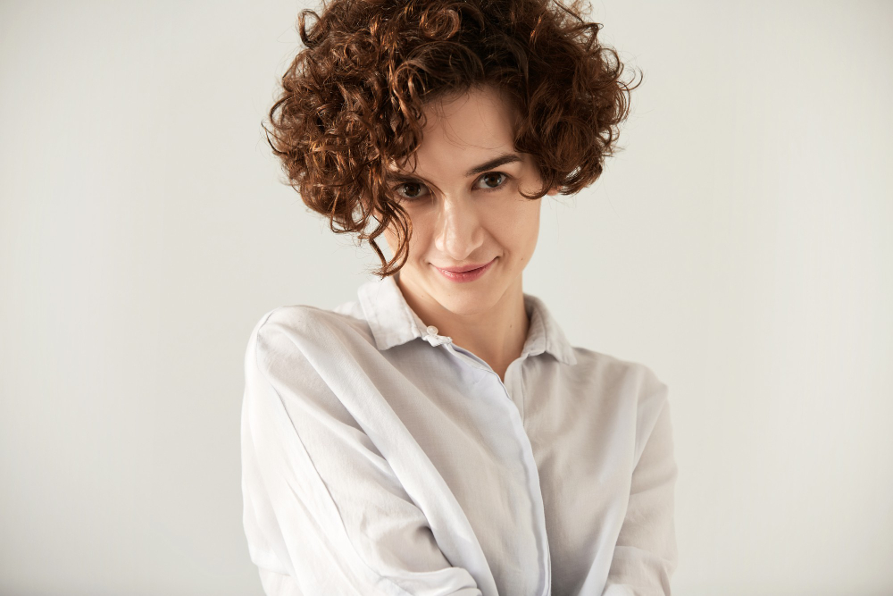 short curly hair
