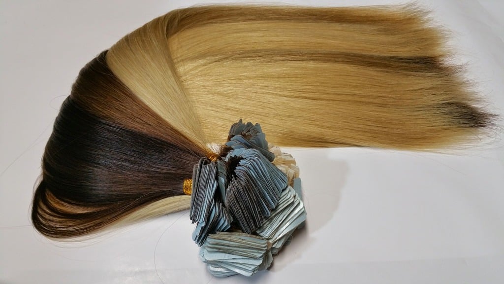 tape-in hair extensions
