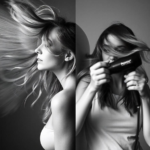 air drying or blow drying