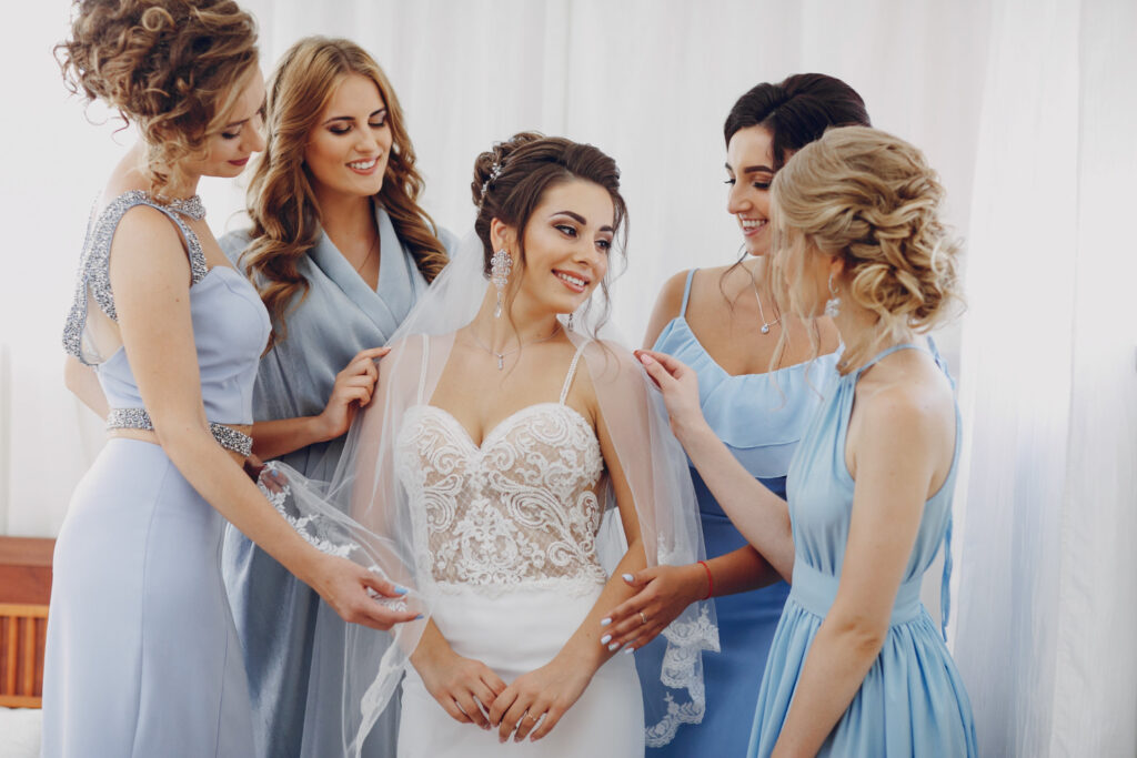 hair timeline for wedding