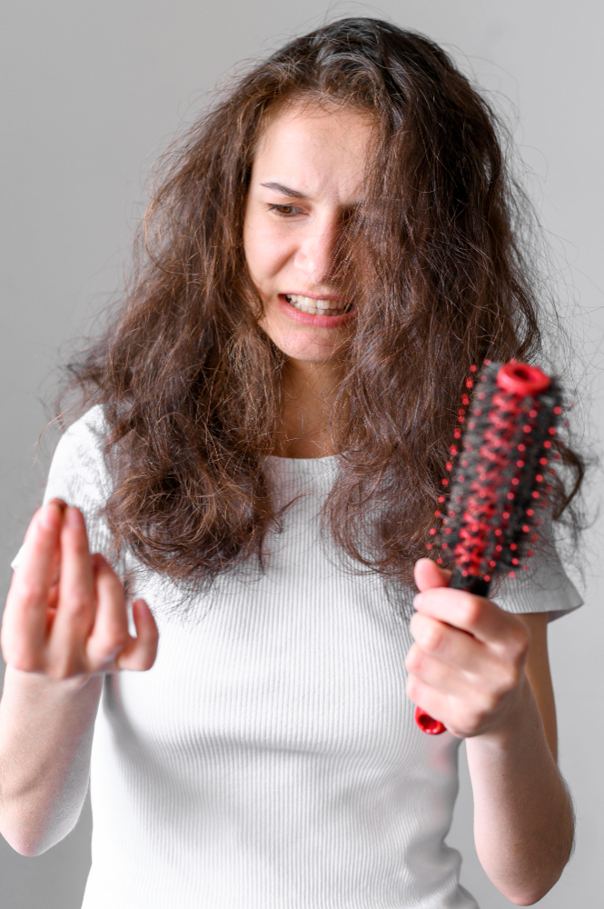 increased hair shedding