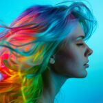 color melting hair