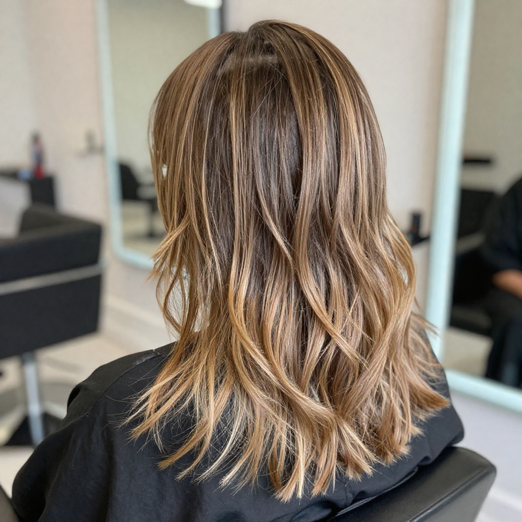 sun kissed hair