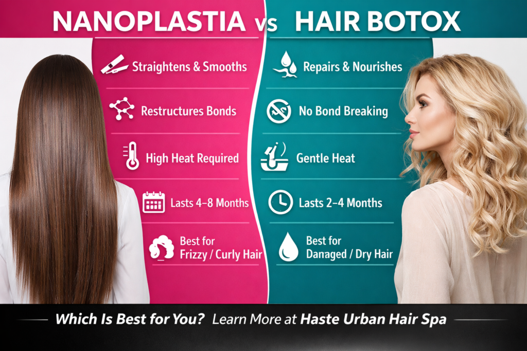Hair Botox vs Nanoplastia
