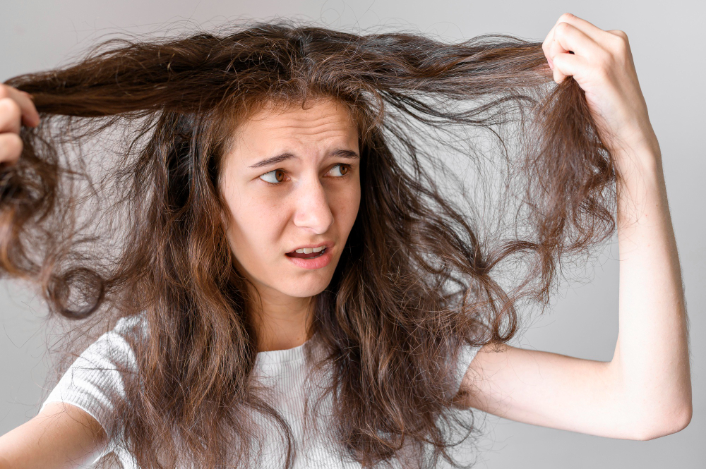 dry brittle hair