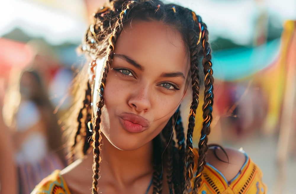 loose braids